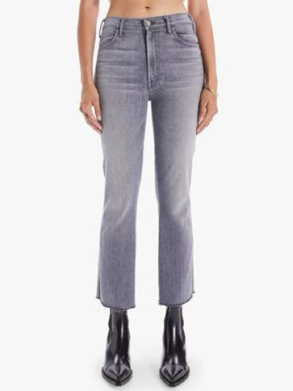 Mother The Hustler Ankle Fray jeans Daytona Nights 25